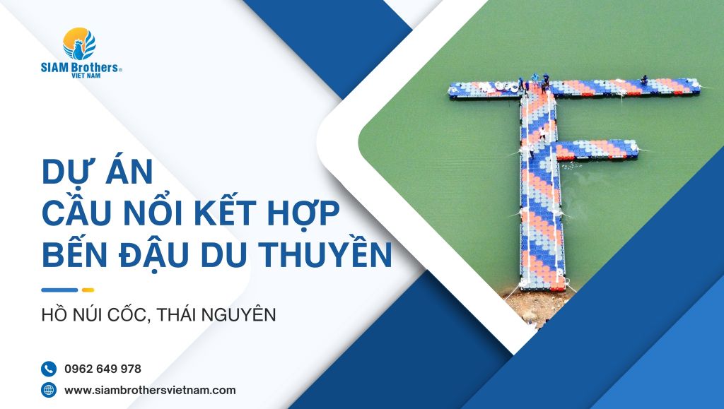 Dự án cầu nổi kết hợp bến đậu du thuyền tại Hồ Núi Cốc - Bước tiến mới trong phát triển hạ tầng du lịch sinh thái