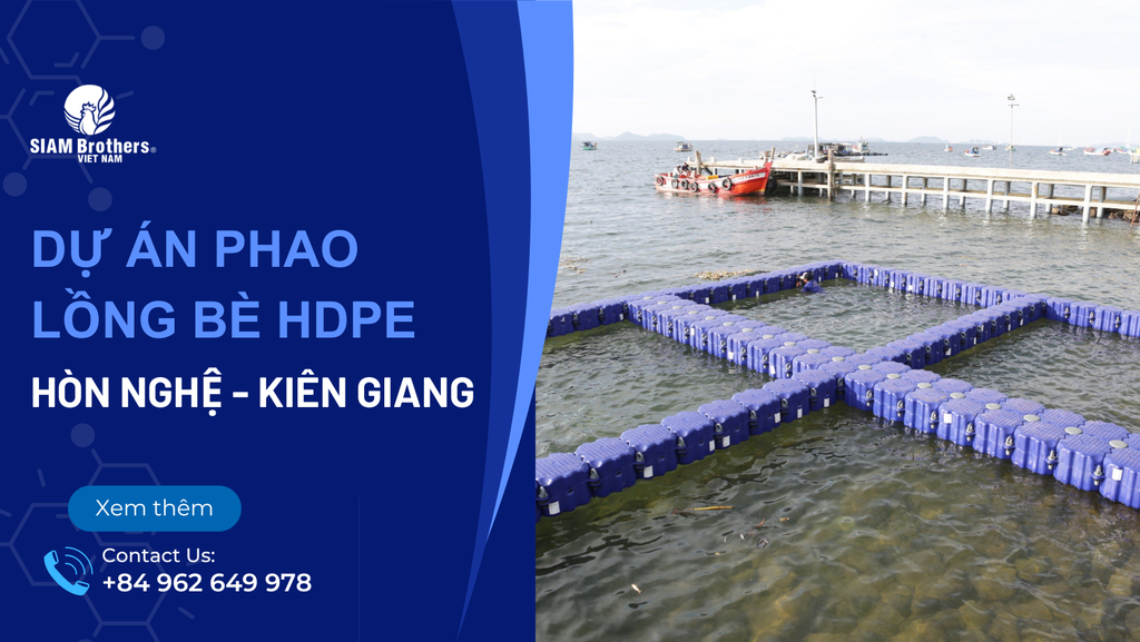 Dự Án Phao Lồng Bè Nuôi Thủy Sản Tại Hòn Nghệ - Kiên Giang Do SIAM Brothers Việt Nam Thực Hiện