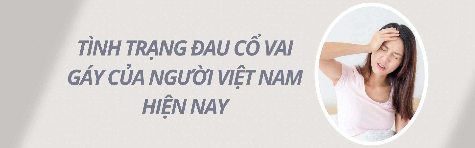 Tình trạng đau cổ vai gáy của người Việt Nam hiện nay