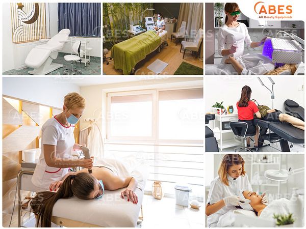 Giường Thẩm Mỹ, Ghế Xoay Spa, Xe Đẩy Dụng Cụ, Đèn Phun Xăm – Combo 4 Thiết Bị Không Thể Thiếu Cho Mọi Spa