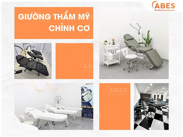 Giường Thẩm Mỹ, Ghế Xoay Spa, Xe Đẩy Dụng Cụ, Đèn Phun Xăm – Combo 4 Thiết Bị Không Thể Thiếu Cho Mọi Spa