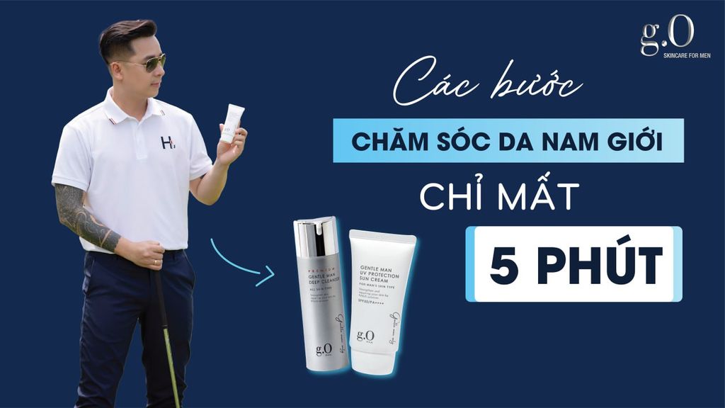 5 Phút Chăm Sóc Da: Bí Quyết Cho Nam Giới Bận Rộn