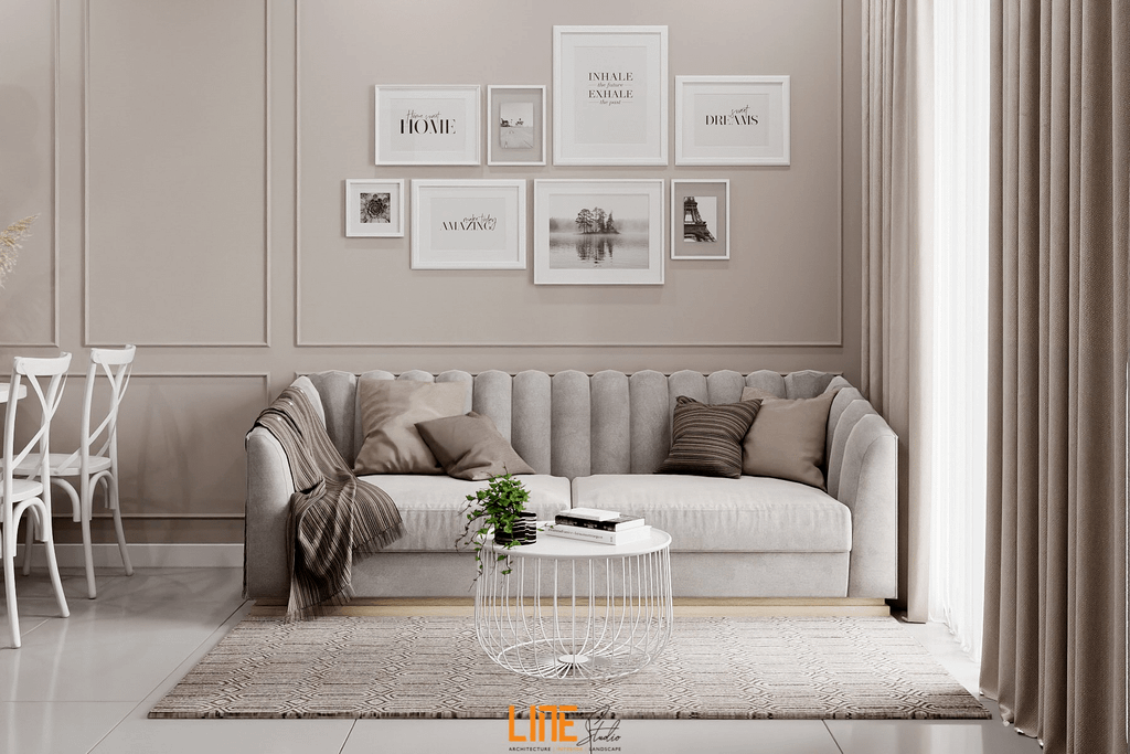 Thiết kế nội thất căn hộ Q7 Sài Gòn Riverside - 59m2 - 2PN - chị Thảo