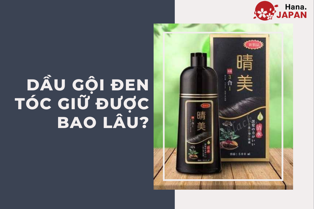 Dầu gội đen tóc với thành phần dưỡng đen tự nhiên