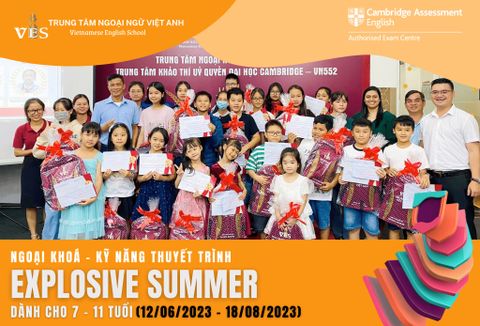 VES EXPLOSIVE SUMMER 2023 - Khai giảng khóa học hè 2023