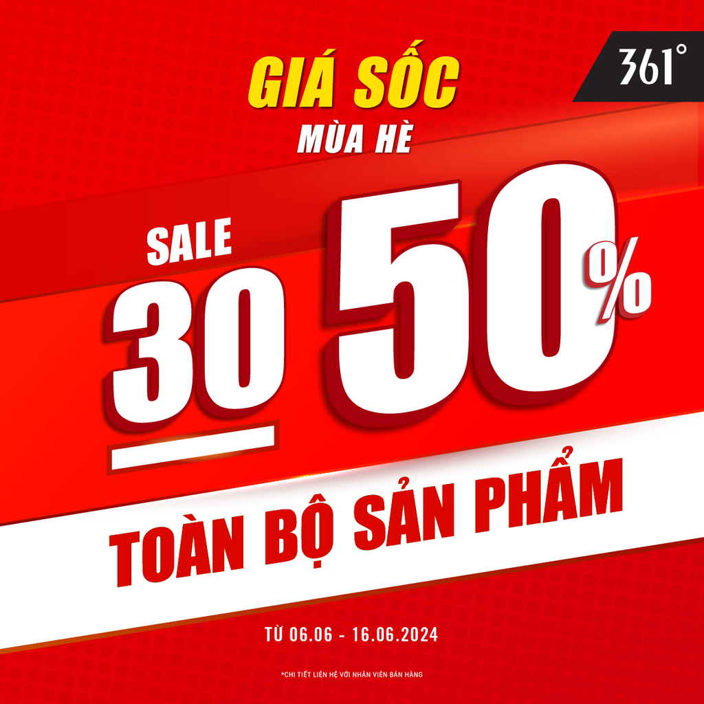 SUMMER HOLIDAY - GIÁ SỐC MÙA HÈ | 30% TOÀN BỘ SẢN PHẨM