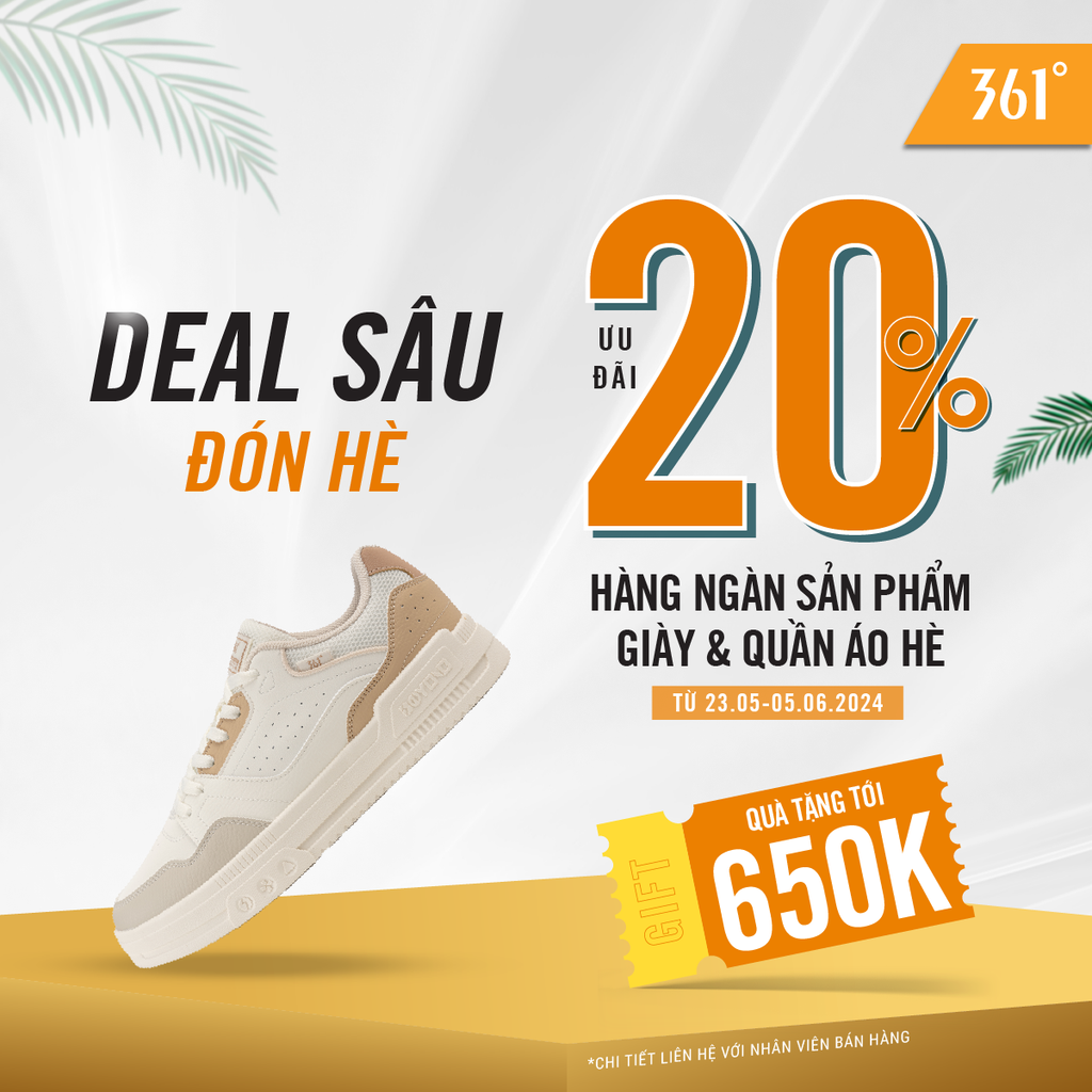 DEAL SÂU ĐÓN HÈ | 20 - 50% HÀNG NGÀN SẢN PHẨM QUẦN ÁO HÈ & GIÀY