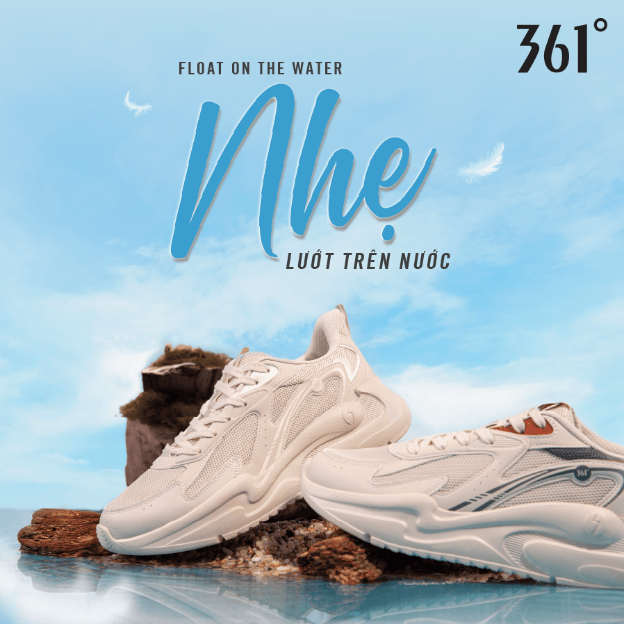 361º RA MẮT BỘ SƯU TẬP GIÀY THỂ THAO SIÊU NHẸ