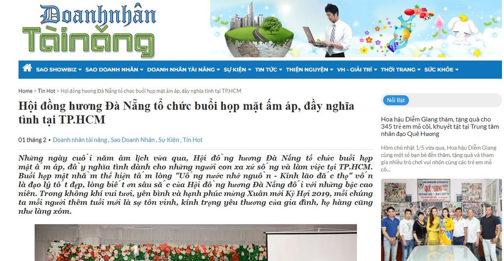 Hội đồng hương Đà Nẵng tổ chức buổi họp mặt ấm áp, đầy nghĩa tình tại TP.HCM