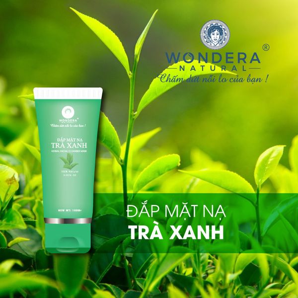 Đắp mặt nạ thảo dược Trà Xanh mang lại làn da trắng hồng, mịn màng kéo dài tuổi thọ cho làn da luôn tươi trẻ.
