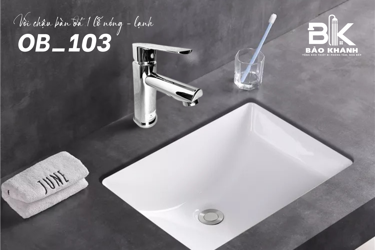 Vòi Rửa Mặt 1 Lỗ Gắn Bàn Đá – Giải Pháp Tiện Lợi & Thẩm Mỹ Cho Phòng Tắm Hiện Đại