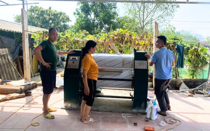 Máy giặt CN 50kg 1 pha giao đến Hữu Lũng, Lạng Sơn