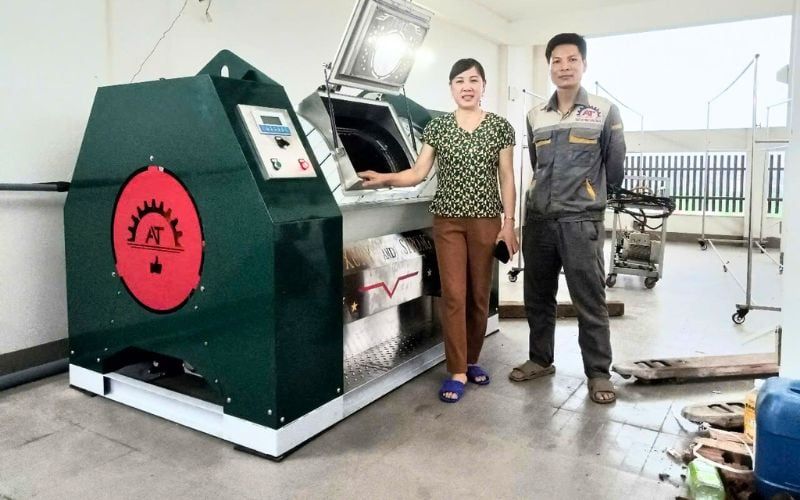 Máy giặt CN 50kg chân mềm giao đến Thanh Liêm, Hà Nam