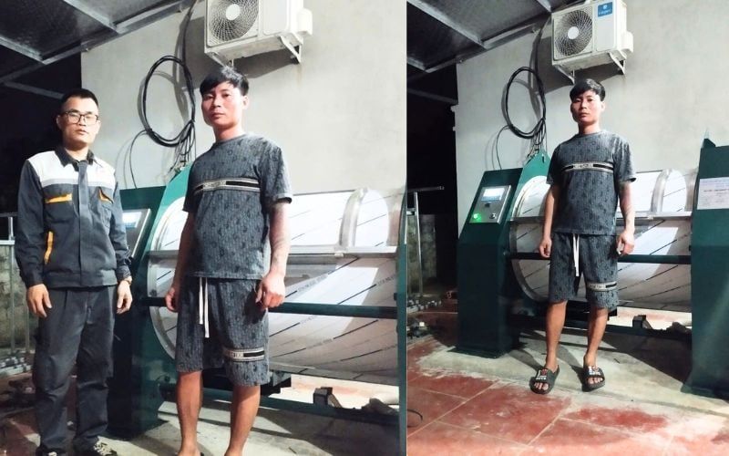 Máy giặt CN 50kg 1 pha giao đến Tam Dương, Vĩnh Phúc