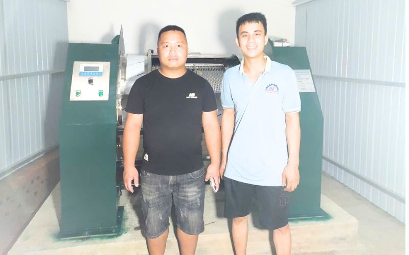 Máy giặt CN 50kg, phòng sấy CN giao tới Lục Ngạn, Bắc Giang