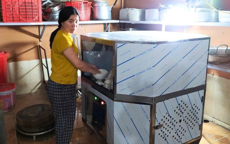 Máy rửa bát TD-04 giao đến Nghi Sơn, Thanh Hoá