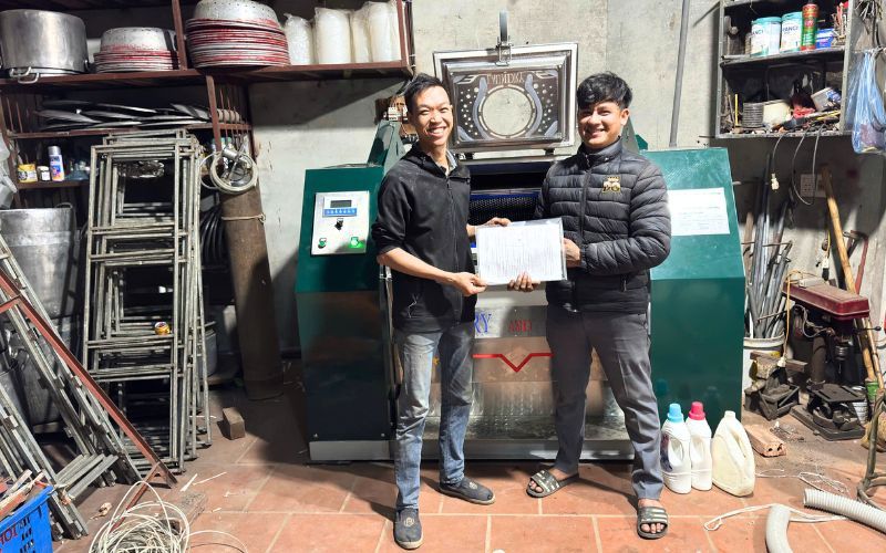 Máy giặt CN 50kg chân mềm giao đến Đường Lâm, Sơn Tây, TP Hà Nội