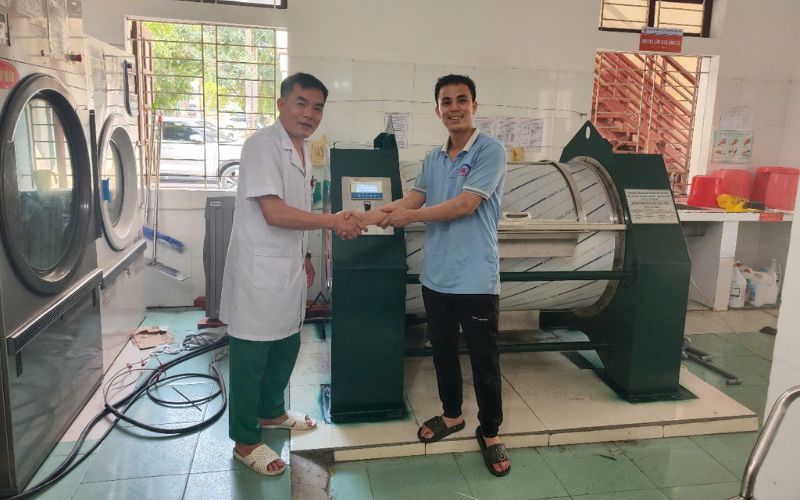 Máy giặt CN 50kg giao đến Quỳnh Lưu, Nghệ An