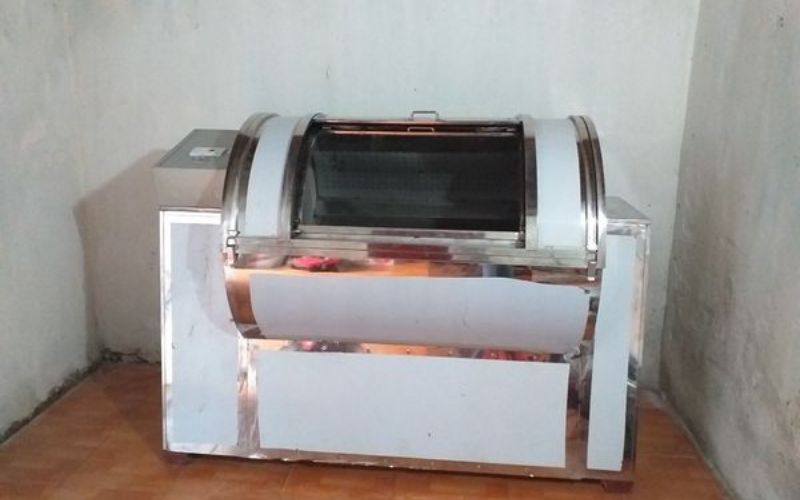 Máy giặt CN 50kg bán tự động trắng giao tới Chương Mỹ, Hà Nội