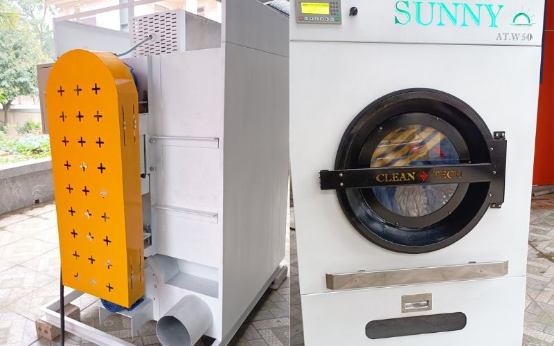 Máy sấy CN 50kg 3 pha-ga giao đến Thanh Sơn, Phú Thọ