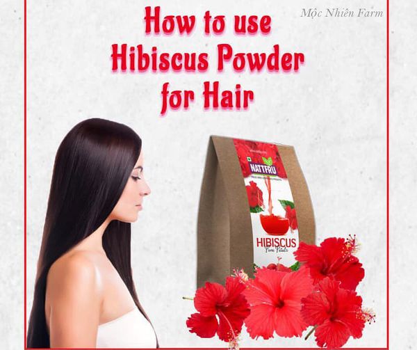 Những sản phẩm từ loại hoa dâm bụt để chăm sóc tóc.