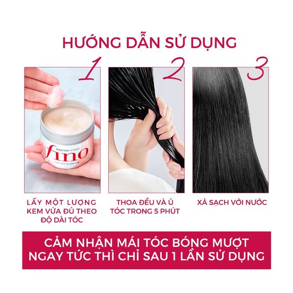 Cách sử dụng Ủ tóc Fino