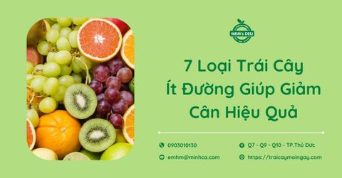 Top 7 loại trái cây ít đường giúp giảm cân hiệu quả