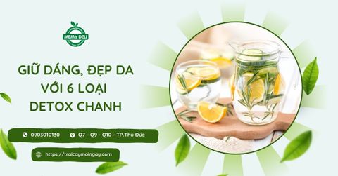 6 cách làm Detox chanh đơn giản tại nhà giúp giữ dáng, đẹp da