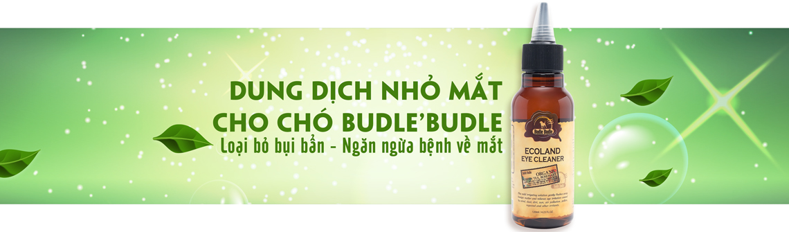 Dung dịch nhỏ mắt cho chó Budle'Budle