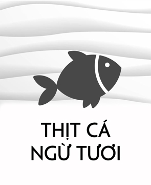 White Tuna meat thịt cá ngừ tươi