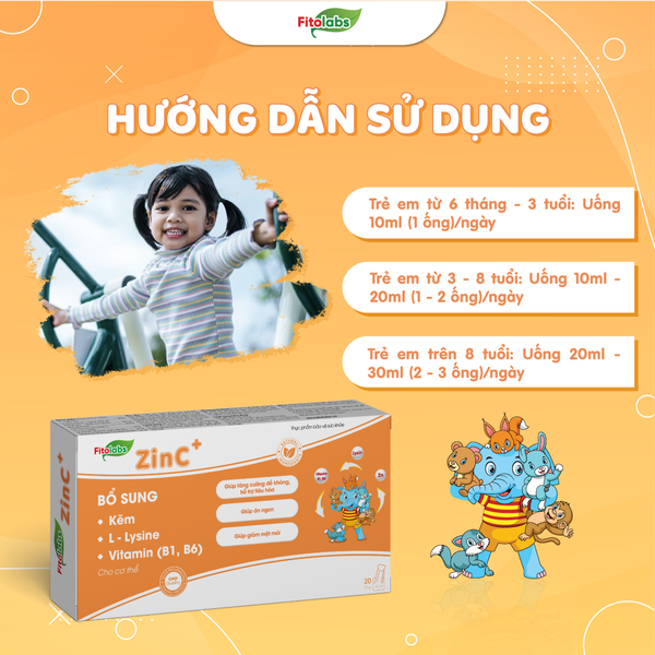 cách dùng Fitolabs Zinc+
