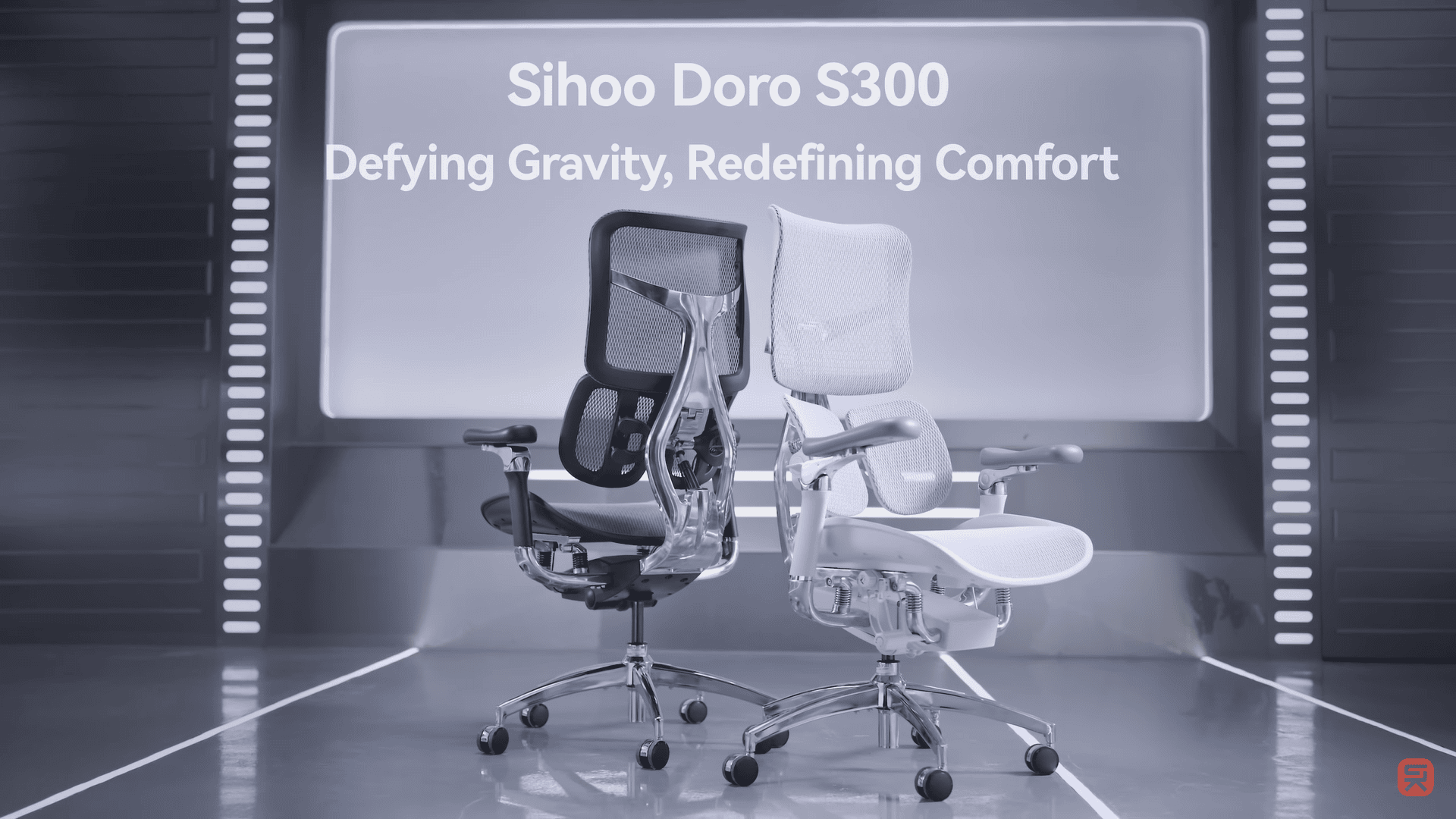 Ghế công thái học Sihoo AU Sihoo Doro S300 full options mới nhất 2024 với hai màu Đen và Xám