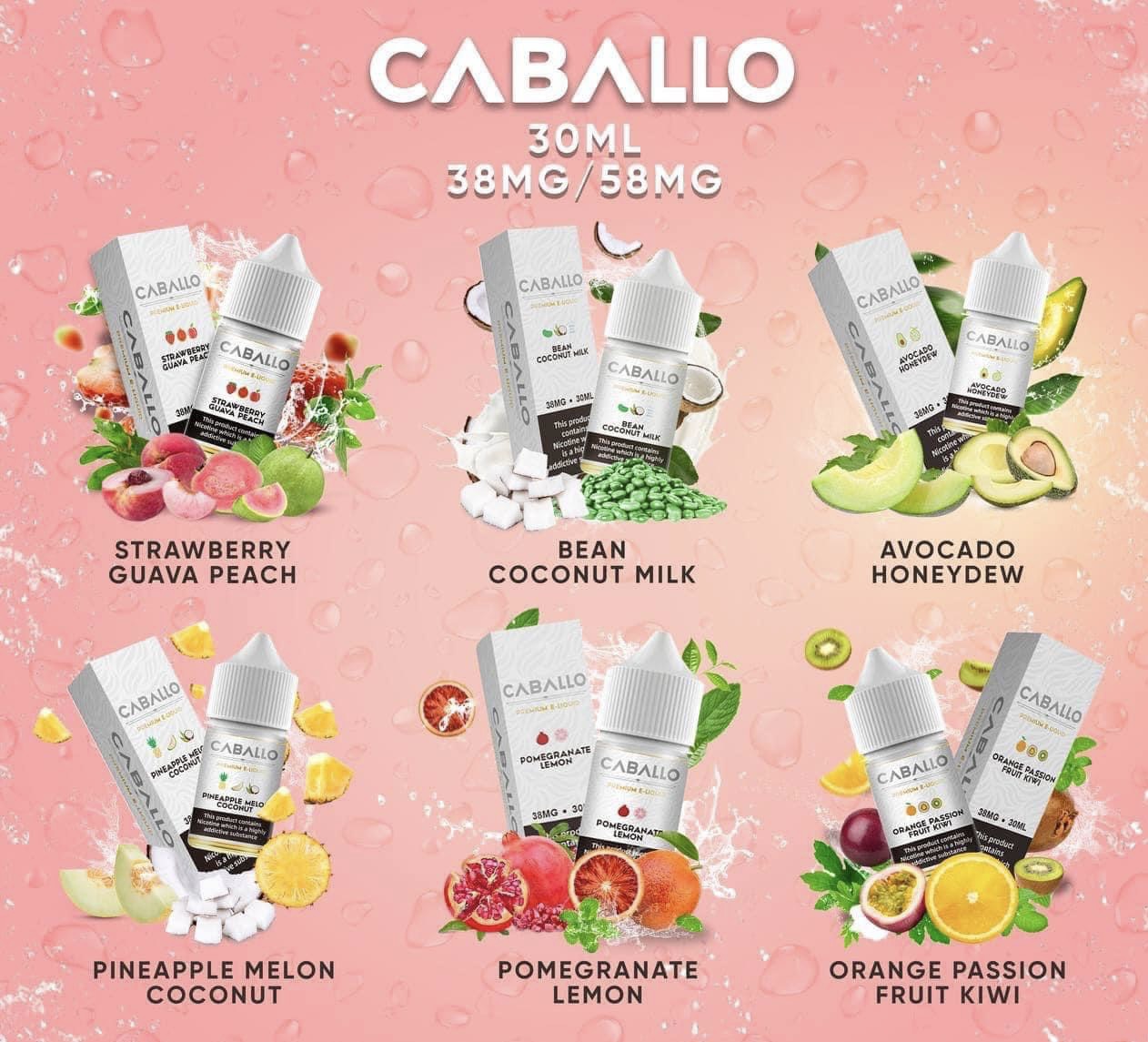 Tinh du Caballo Saltnic Juice Pod Vape chnh hng  White snus