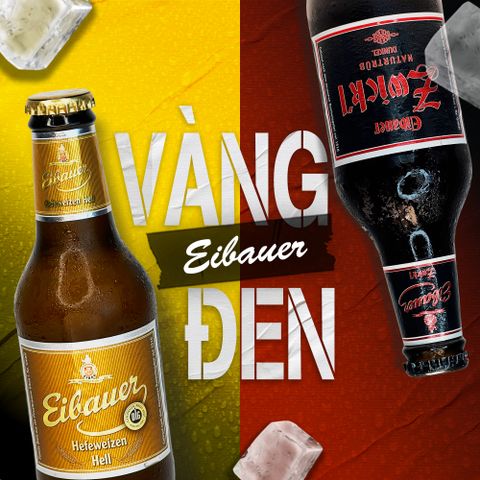 BIA ĐEN VÀ BIA VÀNG EIBAUER KHÁC NHAU NHƯ THẾ NÀO ?