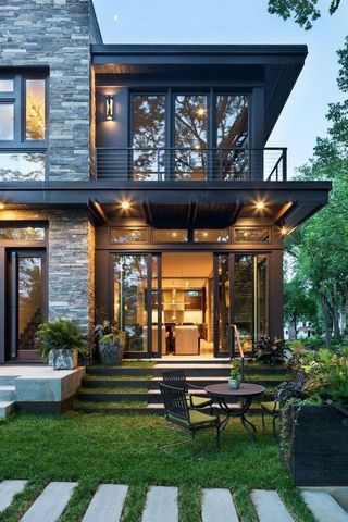 DÙNG KÍNH MỞ RỘNG KHÔNG GIAN NGÔI NHÀ THẤP TẦNG SIÊU ĐẸP