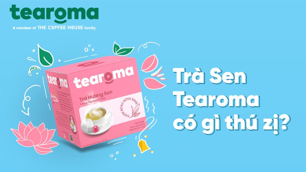 Trà Sen Tearoma có gì thú vị?