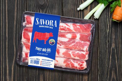 Gù Bò Úc Đông Lạnh Cắt Cuộn Savora