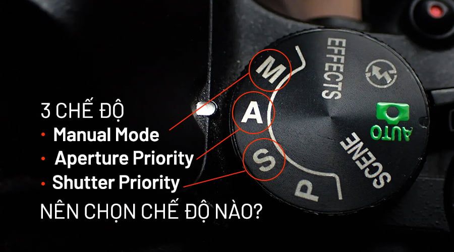 3 Chế Độ Aperture Priority Và Shutter Priority Và Manual Mode, Nên Chọn Chế Độ Nào?