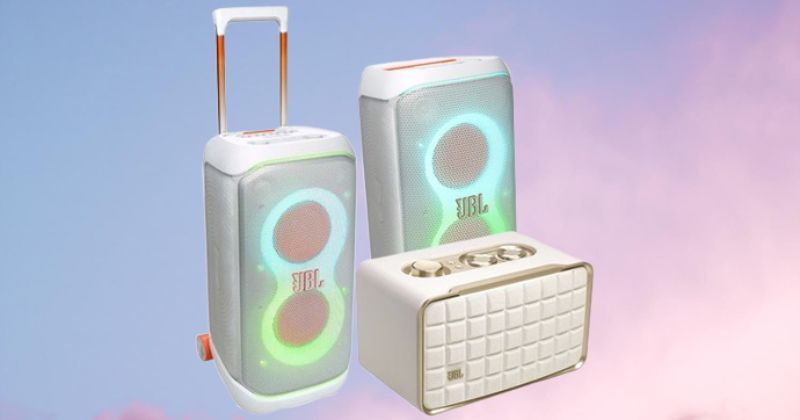 Hãng JBL ra mắt 3 mẫu loa hot phiên bản màu trắng: JBL Partybox 320 - Club 120 - Authentics 200