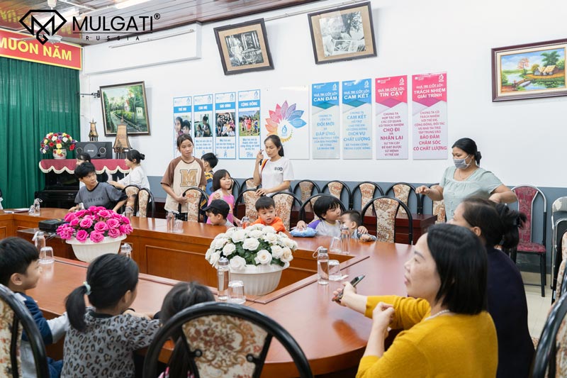 Đoàn thiện nguyện được đón tiếp chu đáo