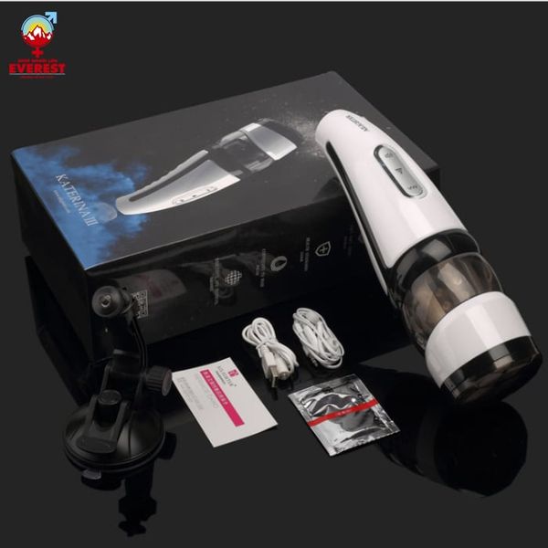 Cốc thủ dâm gắn tường đa chức năng tự động rung xoay thụt Katerina 3