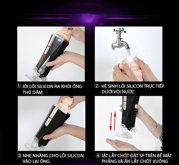 Luôn vệ sinh sản phẩm sạch sẽ trước và sau khi sử dụng