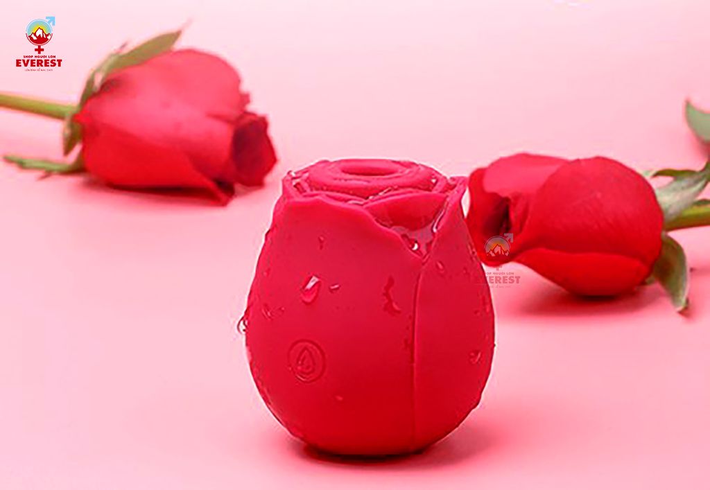 Trứng rung hoa hồng rung thụt kết hợp lưỡi liếm massage điểm G