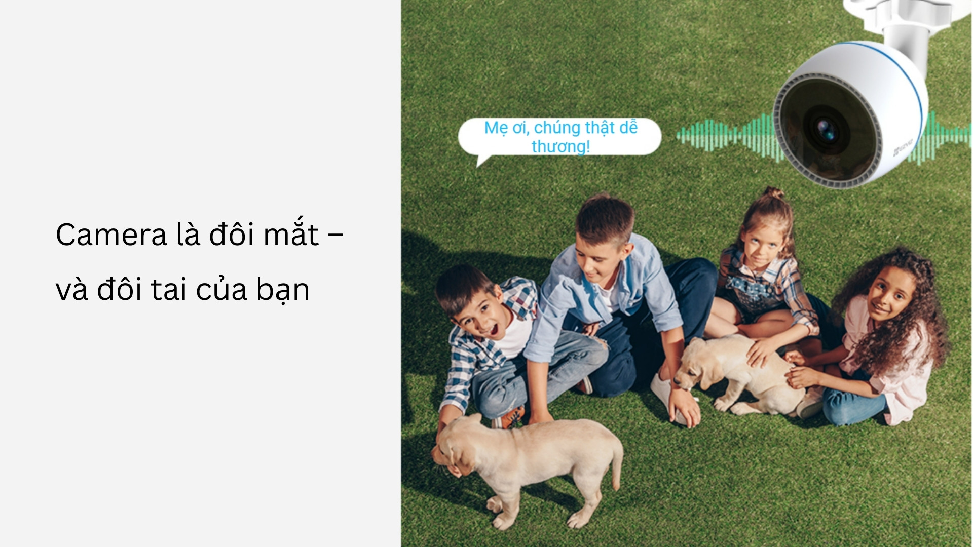 Camera WiFi Ngoài Trời 2MP EZVIZ CS-C3TN - Camera là đôi mắt – và đôi tai của bạn