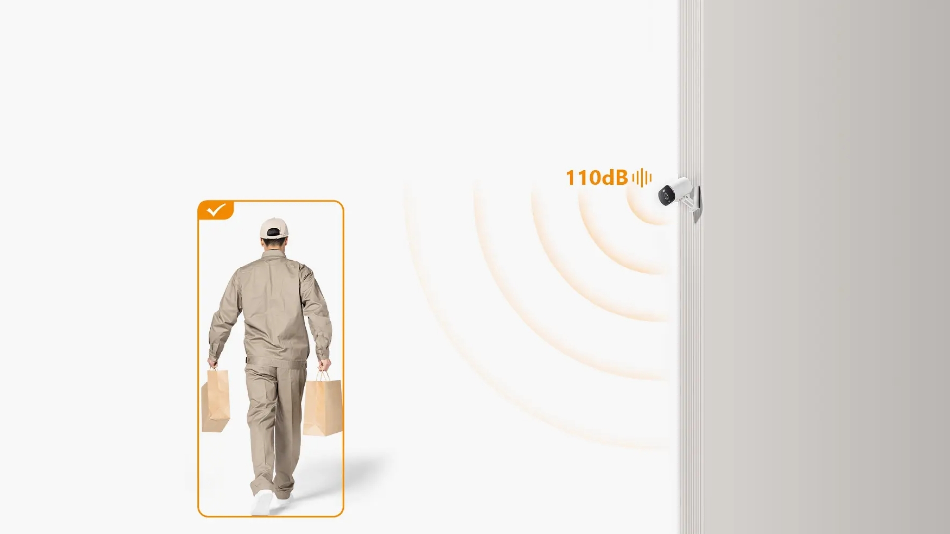 Camera WiFi Imou Versa IPC-C22FP - hệ thống còi báo động với cường độ 110dB