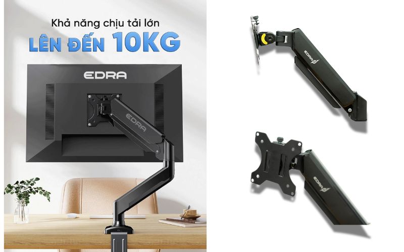 Với thiết kế thông minh, EDRA EMA7302 giúp giải phóng diện tích bàn làm việc, tạo không gian rộng rãi và thoáng đãng