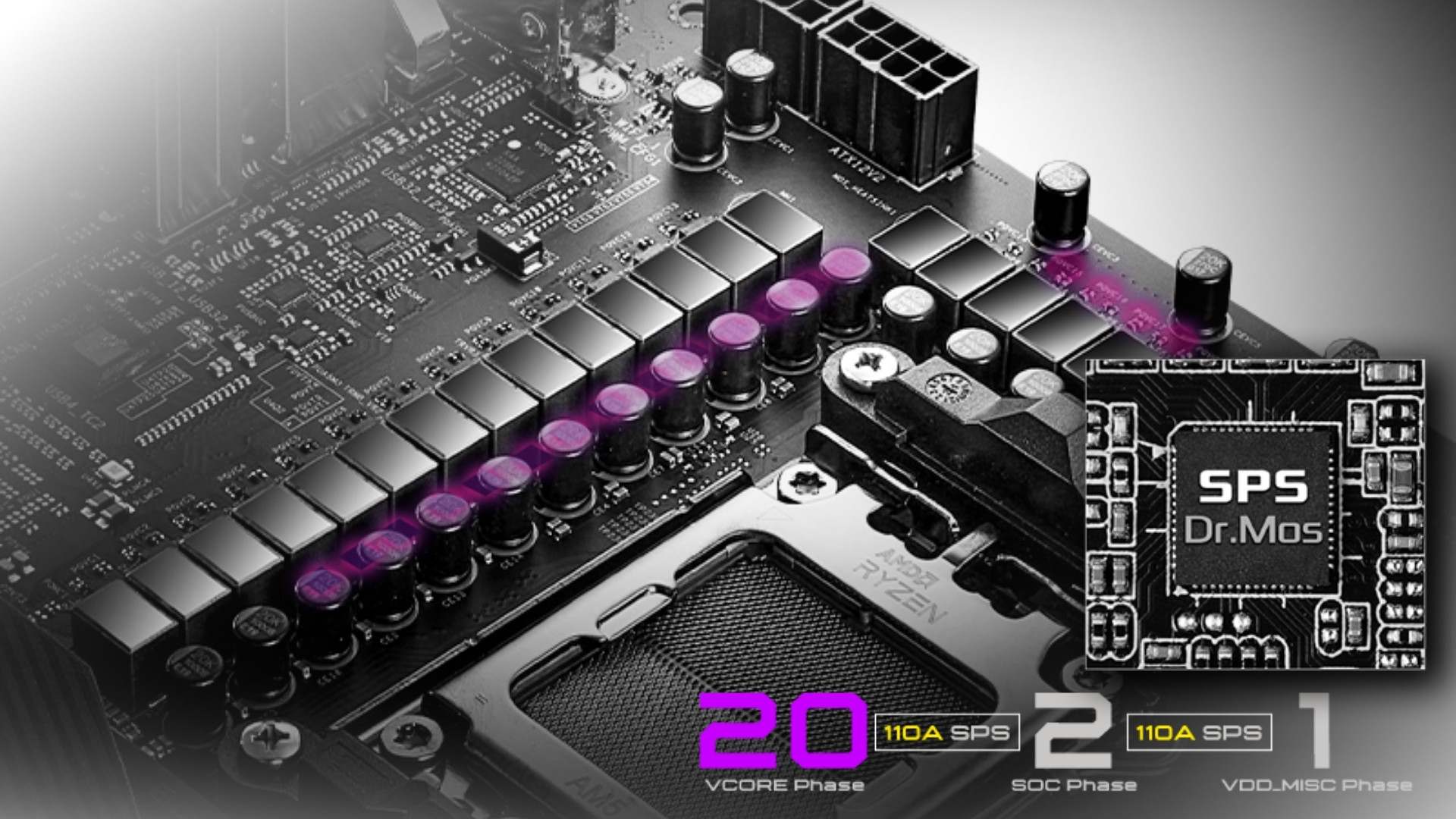 ASRock X870E Nova WiFi - Với pha nguồn 20+2+1