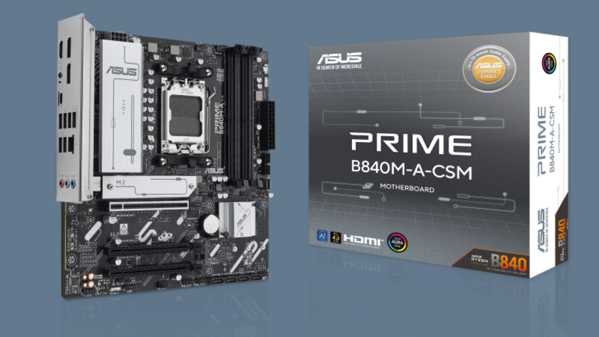 ASUS PRIME B840M-A-CSM – Công nghệ ASUS 5X PROTECTION III – Bảo vệ tối đa
