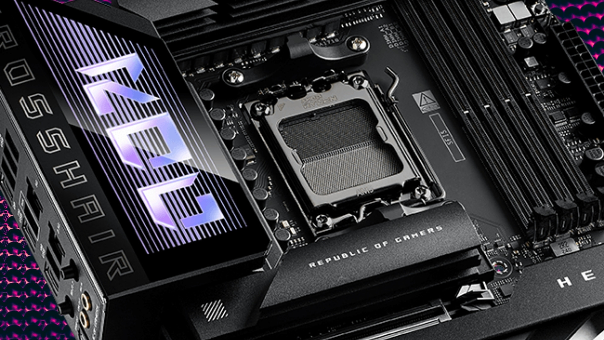 ASUS ROG Crosshair X870E Hero - Hệ thống cung cấp điện và làm mát tối ưu