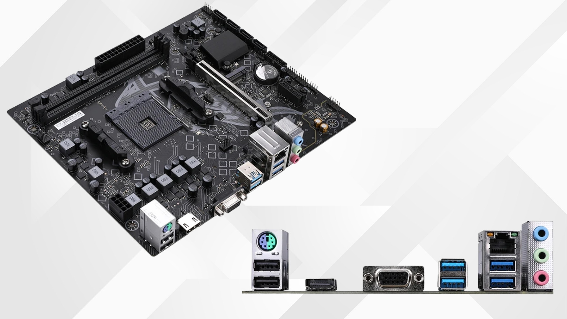 Mainboard Colorful Battle-AX A520M-K M.2 V14 - Cung cấp 4 giao diện phía sau tốc độ cao USB 3.2 Gen 1 Type-A